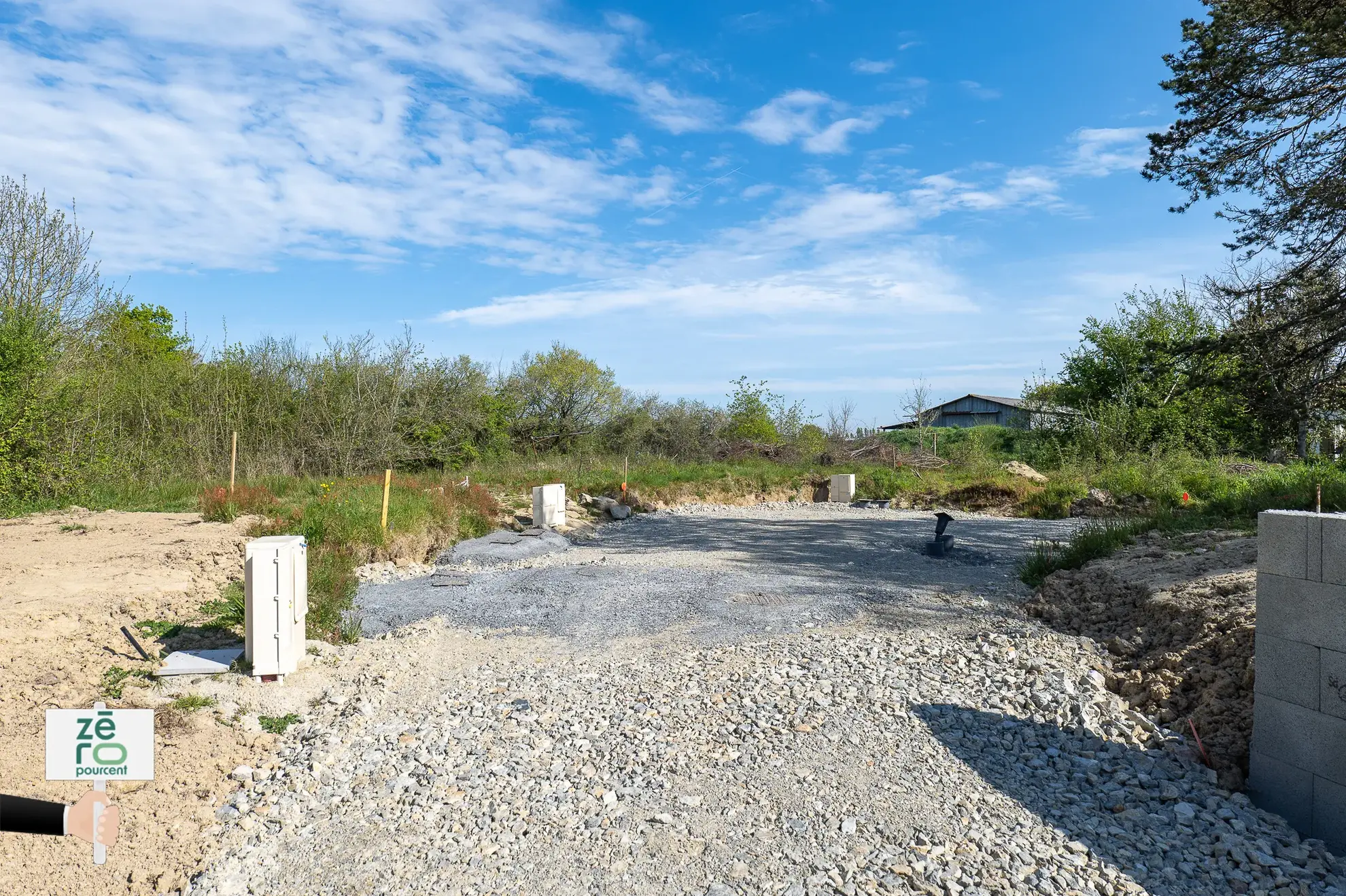 Terrain constructible de 538 m² à Légé, proche Nantes et La Roche-sur-Yon 