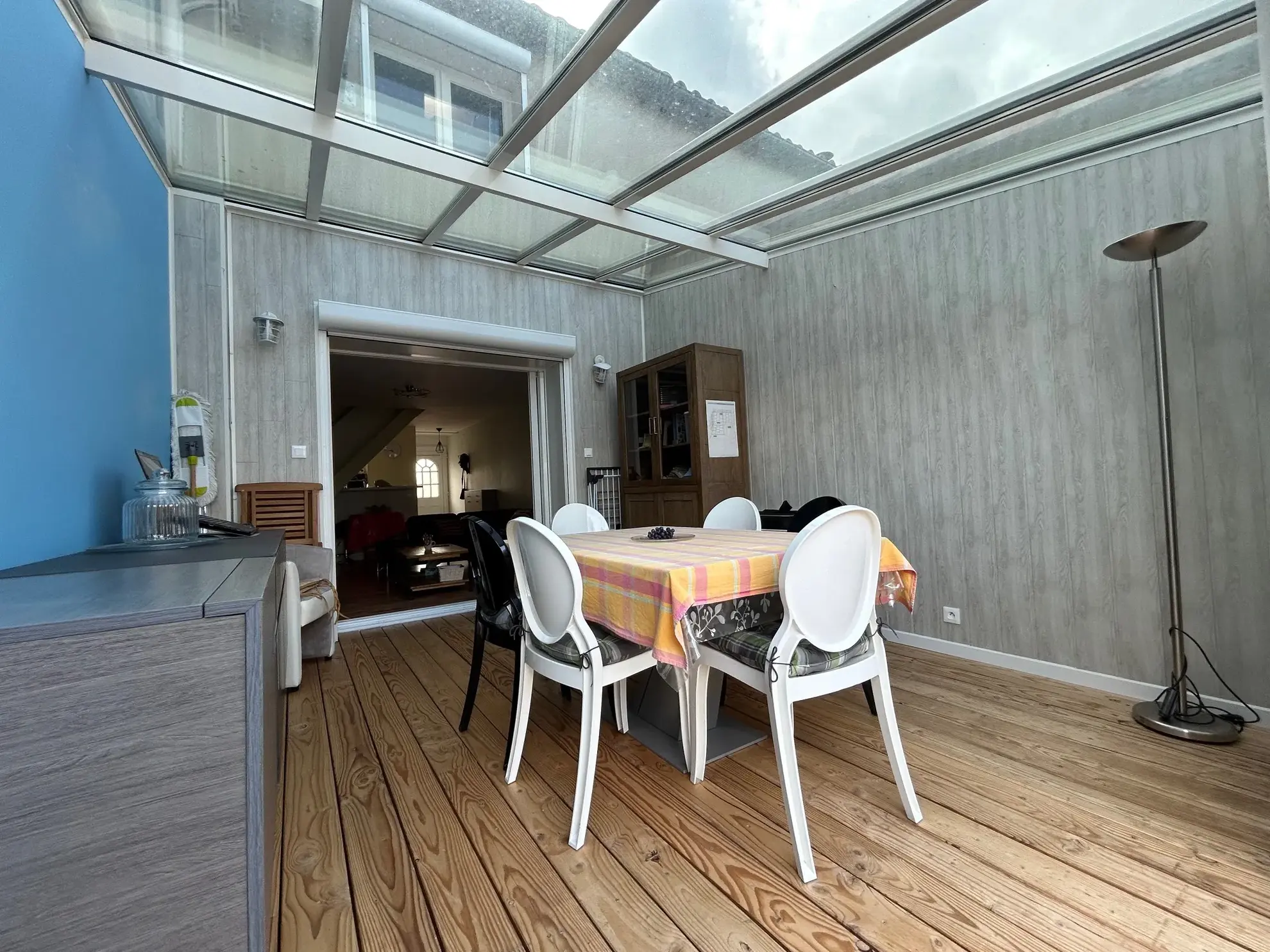 Maison duplex 3 pièces avec terrasse, jardin et garage à Méze 