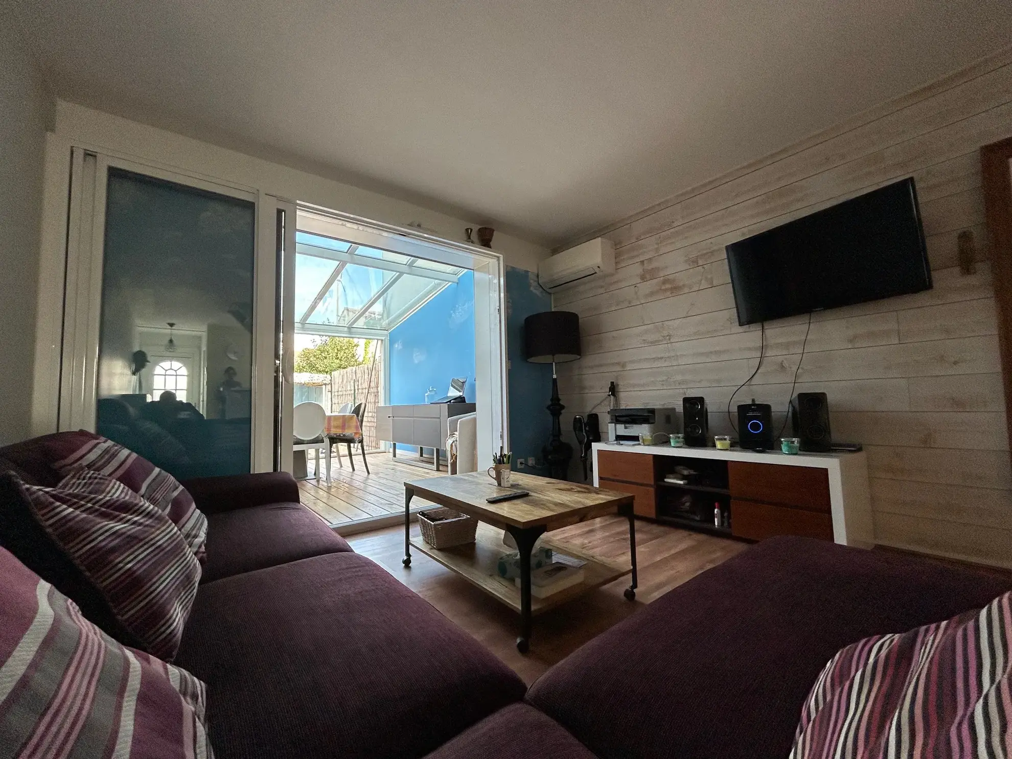 Maison duplex 3 pièces avec terrasse, jardin et garage à Méze 