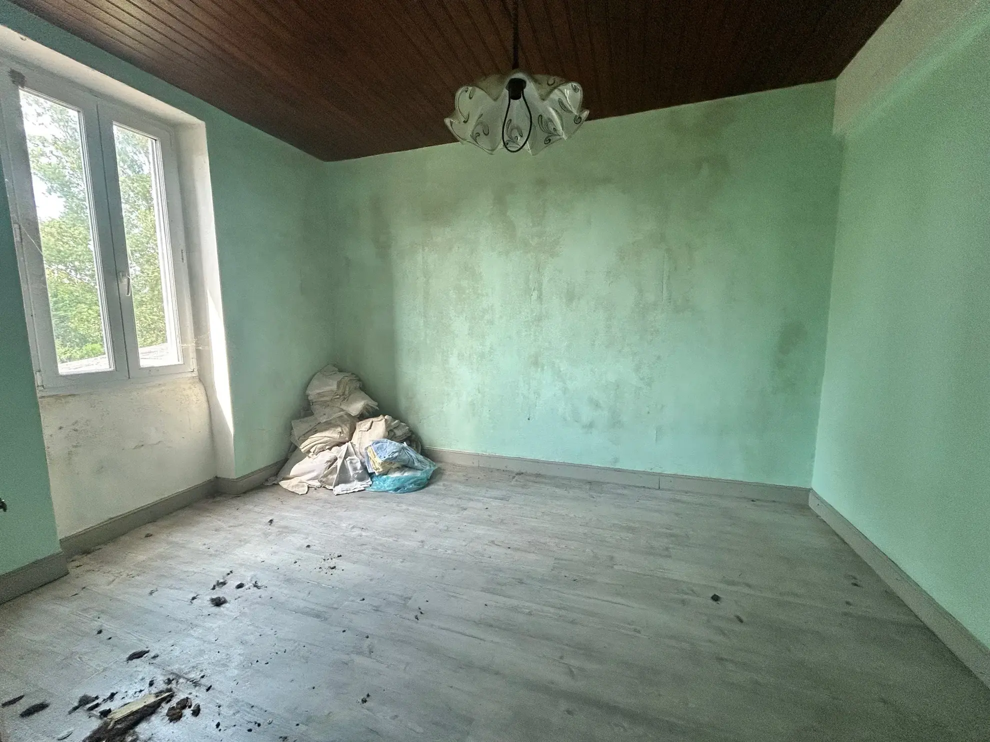 Maison de campagne à rénover avec dépendances et vue Pyrénées à Lézat-sur-Lèze 