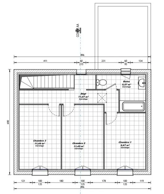 Maison récente 2023 avec terrasse et garage à Bollène – Quartier calme 