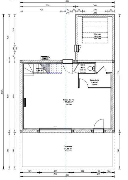 Maison récente 2023 avec terrasse et garage à Bollène – Quartier calme 