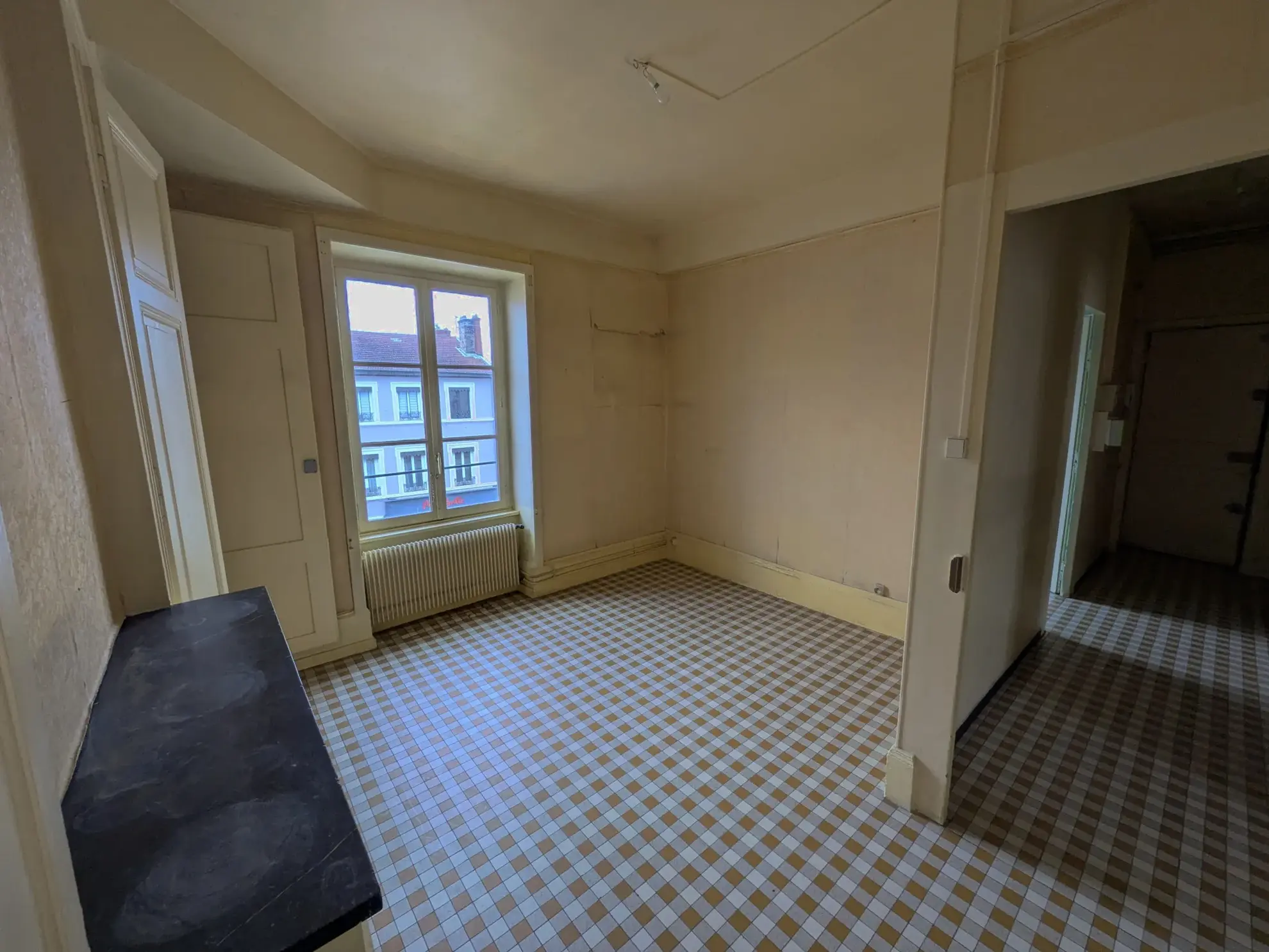 Appartement T3 à rénover de 55m² à Monplaisir, Lyon, idéal pour investissement 