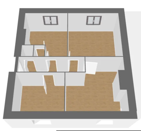 Appartement T3 à rénover de 55m² à Monplaisir, Lyon, idéal pour investissement 