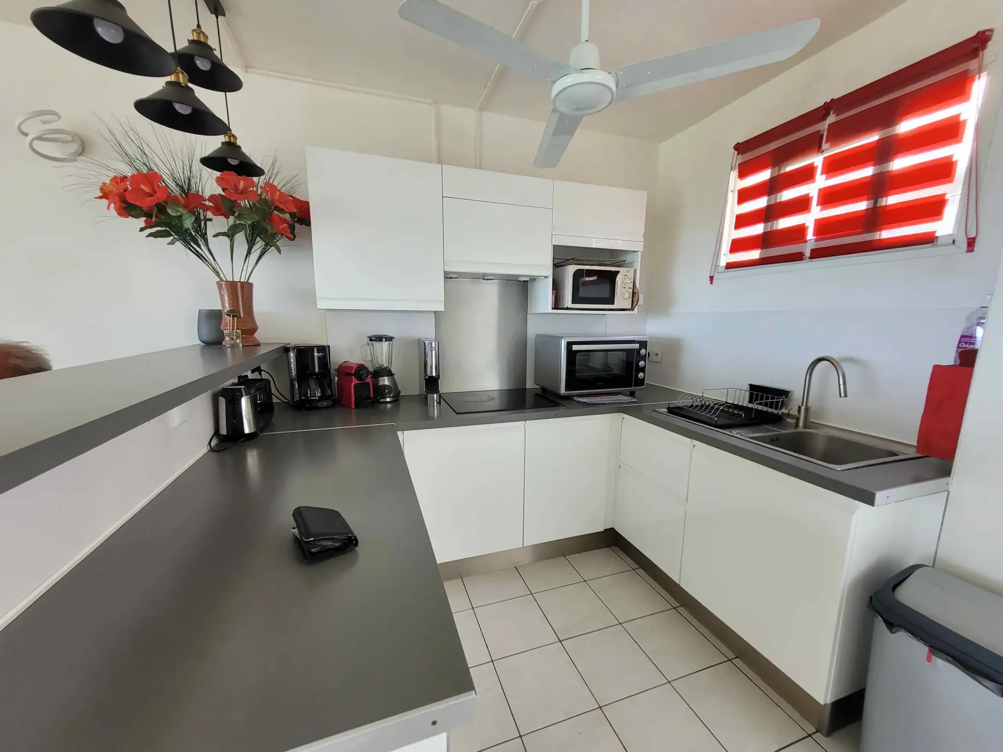 Appartement F3 à vendre avec vue mer aux Trois-Îlets 