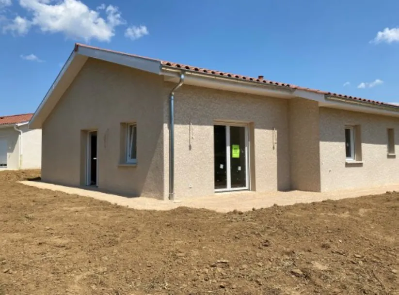 Maison neuve de 90 m² à Sennece-lès-Mâcon avec 3 chambres et terrain de 460 m² 