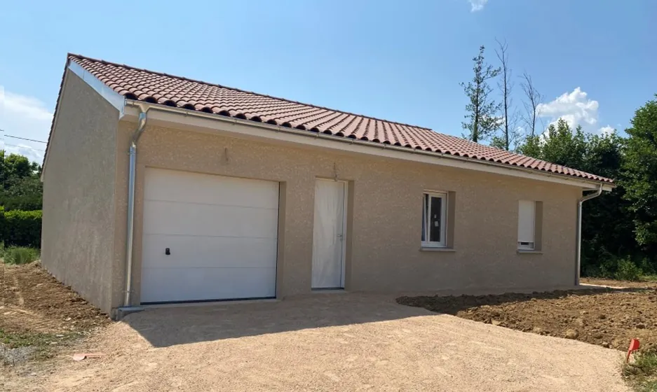 Maison neuve de 90 m² à Sennece-lès-Mâcon avec 3 chambres et terrain de 460 m²