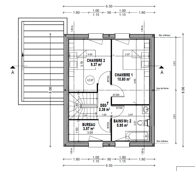 Maison neuve T3 à Beignon avec garage et jardin, pièces modernes 2025 