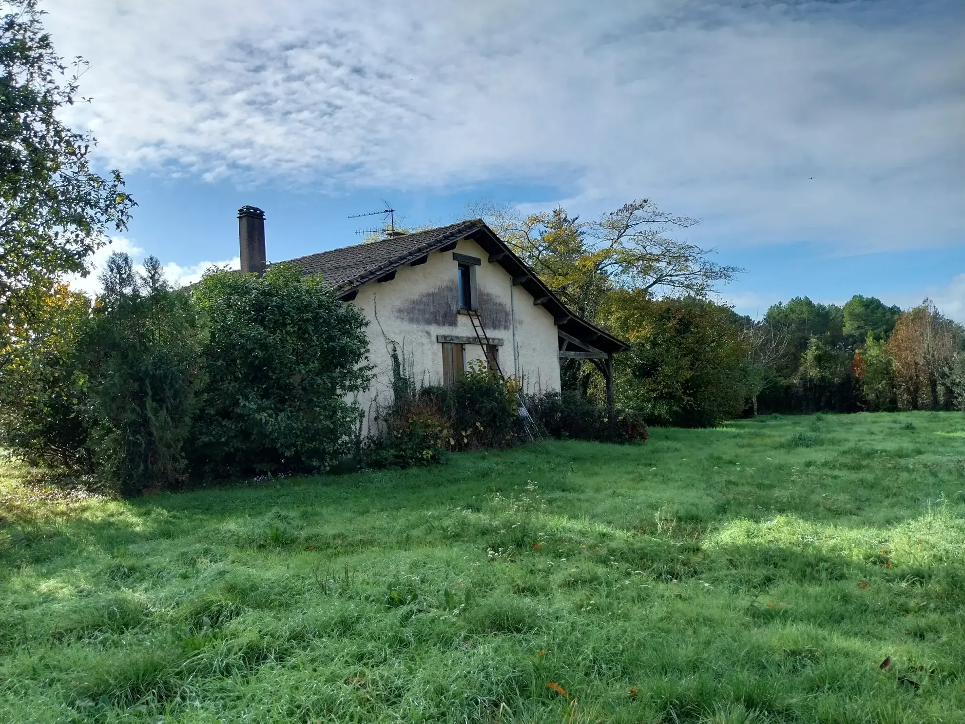 Ensemble immobilier rural de 2 hectares avec maison et dépendances à Saint Laurent des Hommes 