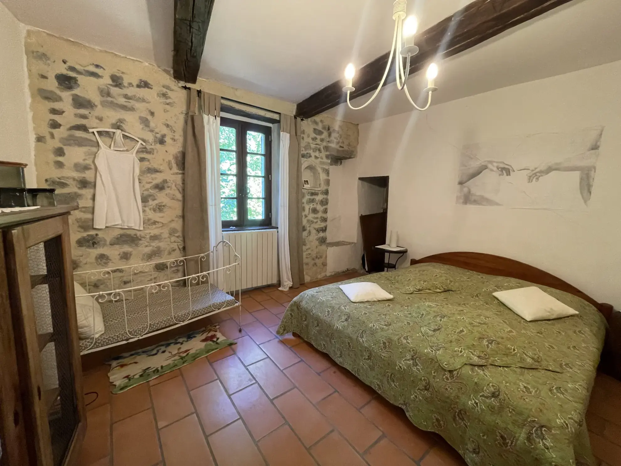 Maison de village en pierre avec vue sur le Gardon à Mialet - Charme et potentiel 