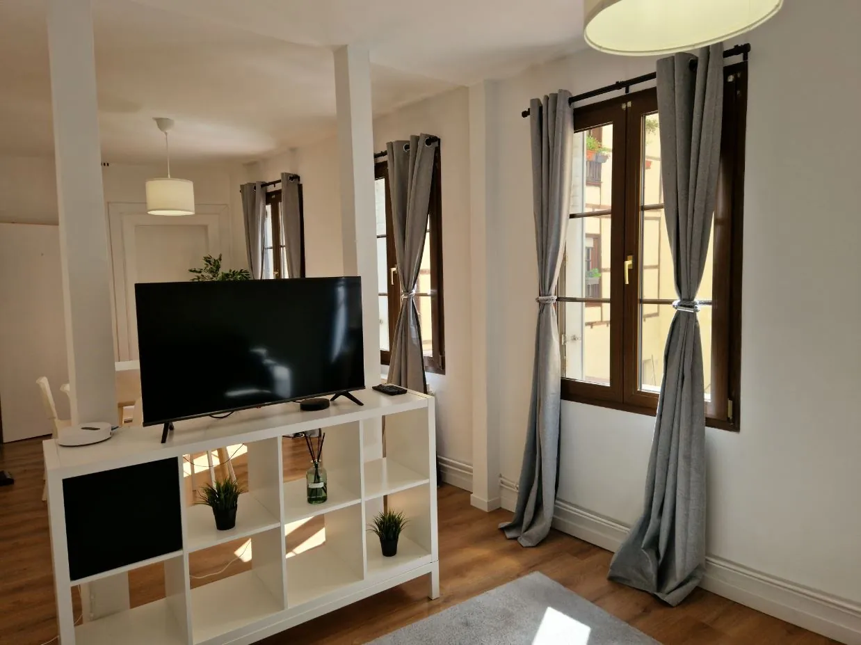 Appartement lumineux de 3 pièces rénové avec cave au centre de Strasbourg 