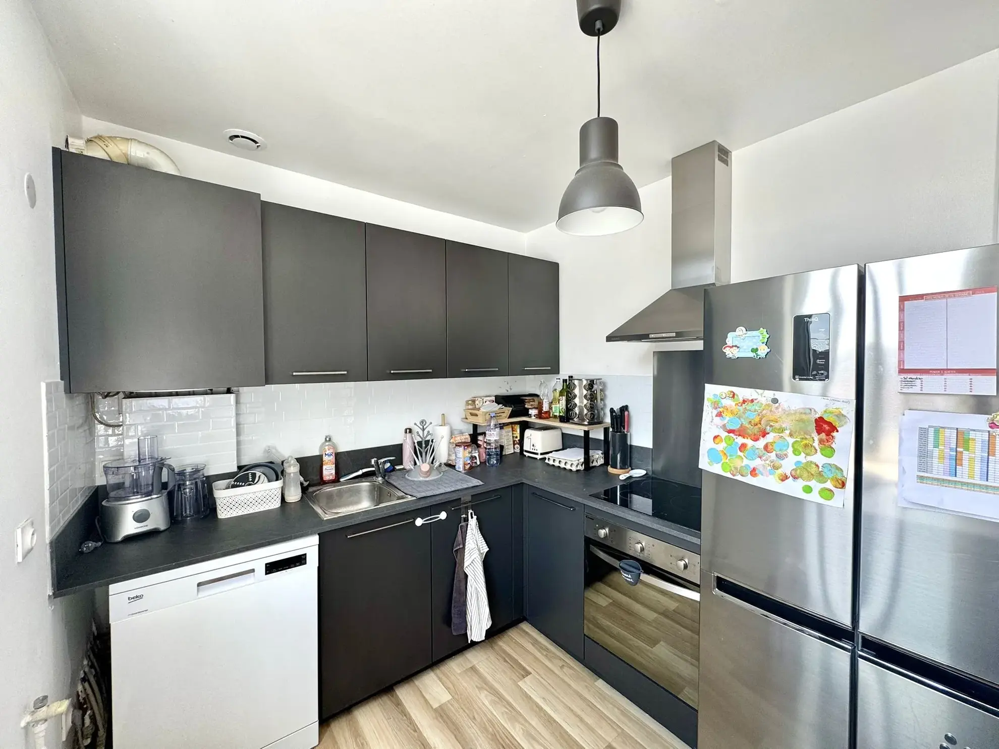 Appartement duplex de 66m² avec 2 chambres à Halluin - Parking sécurisé 