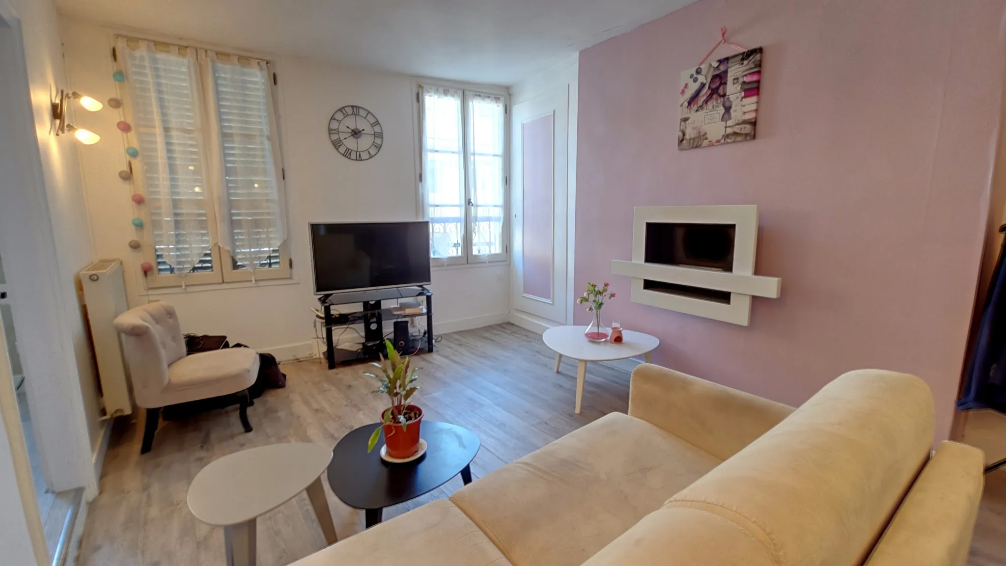 Appartement traversant à vendre à Auxerre - 2 chambres, cave, prix attractif 