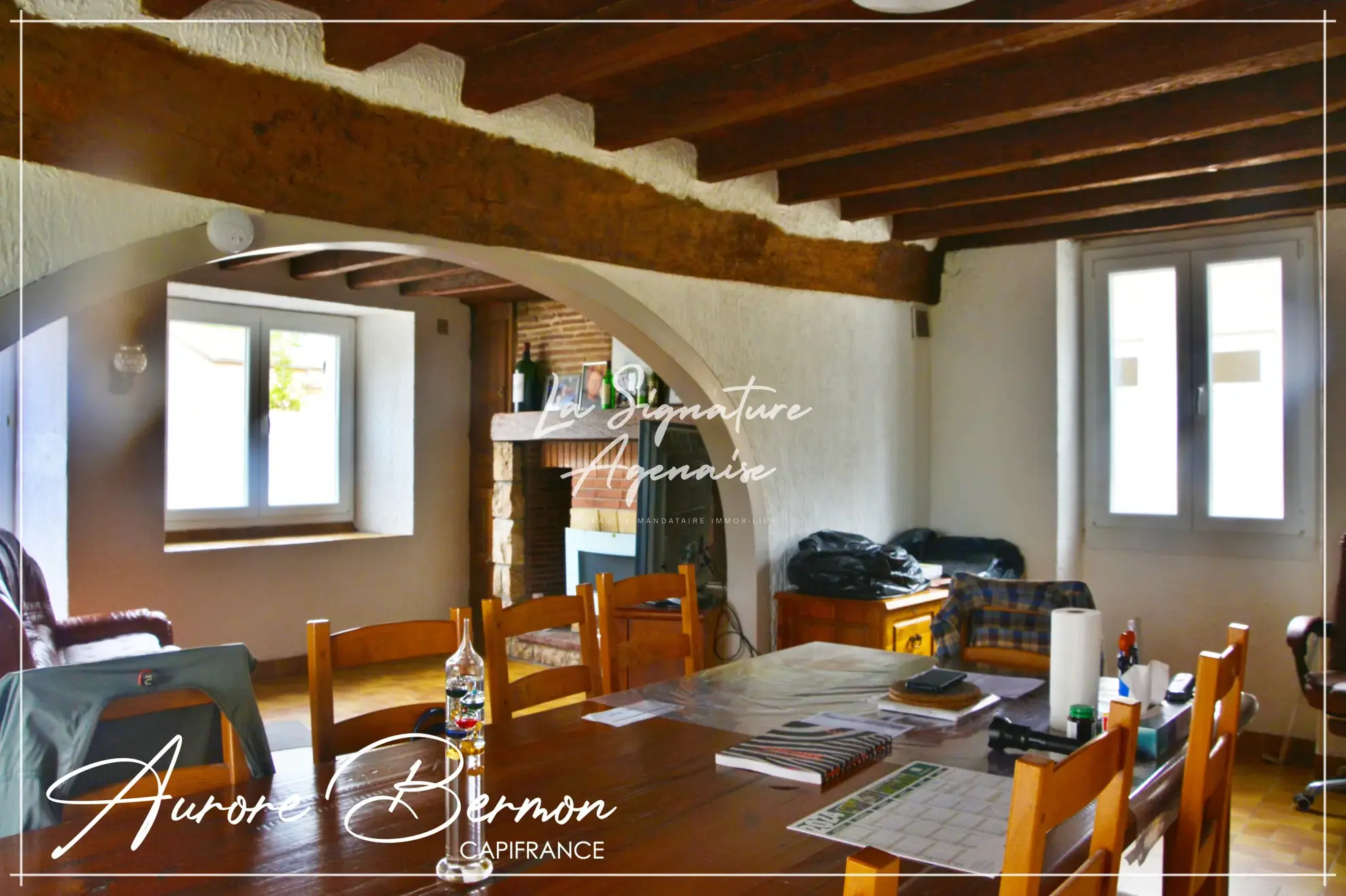 Maison de village de 138 m² avec jardin à Casteljaloux 