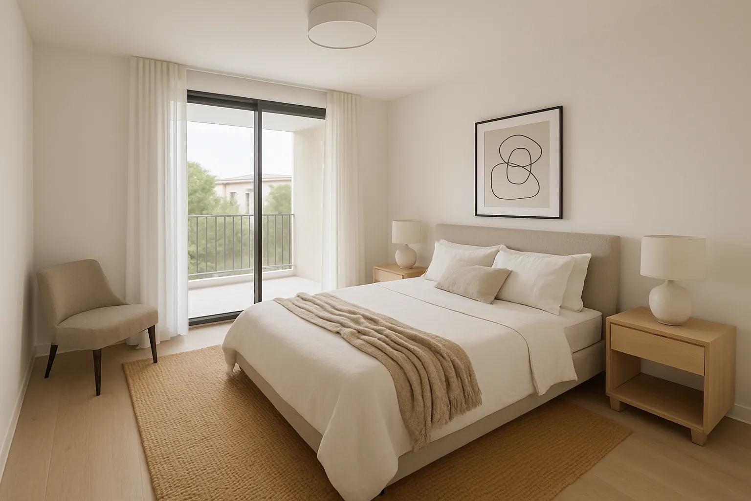 Appartement 4 pièces moderne avec balcon à Goussainville 