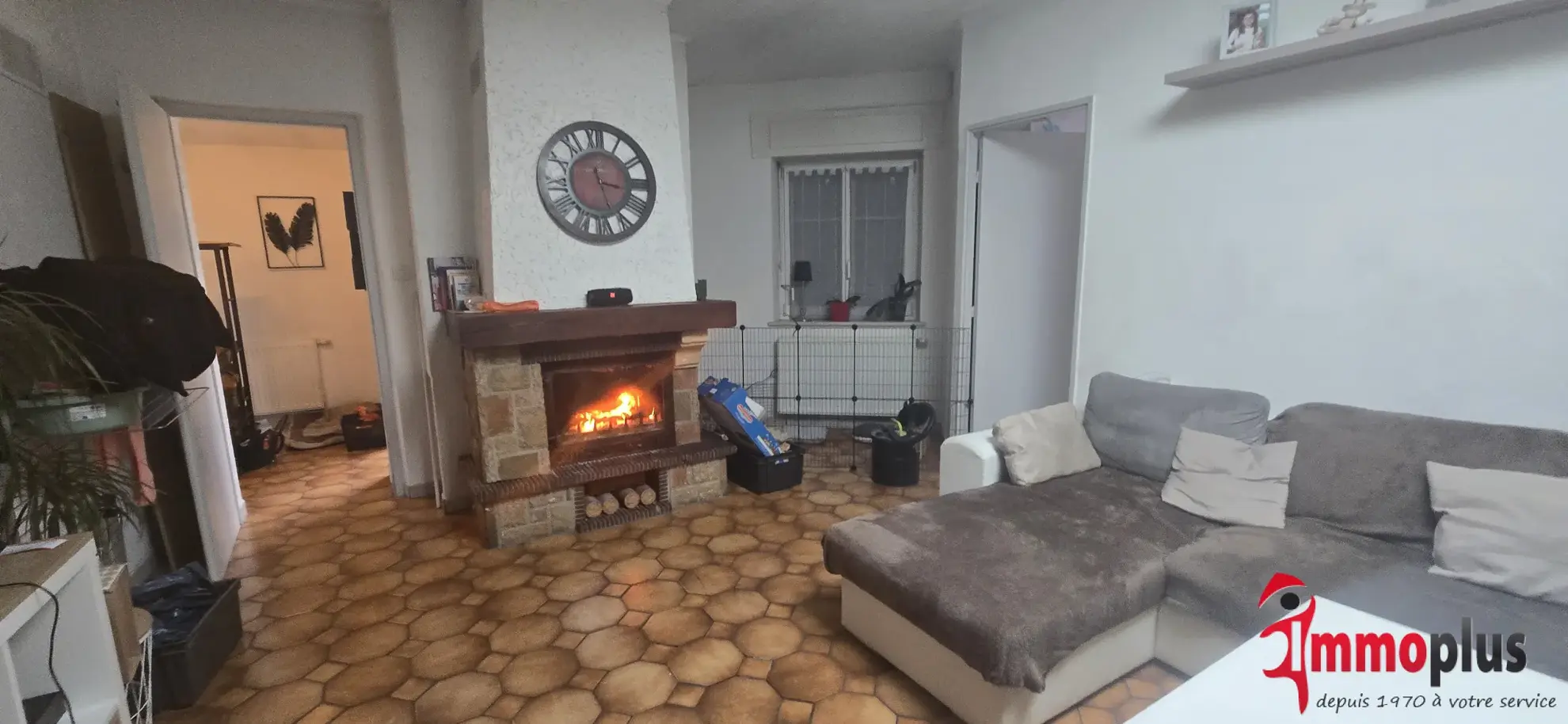 Opportunité d'investissement à Bartenheim : immeuble avec appartement et local commercial loués 