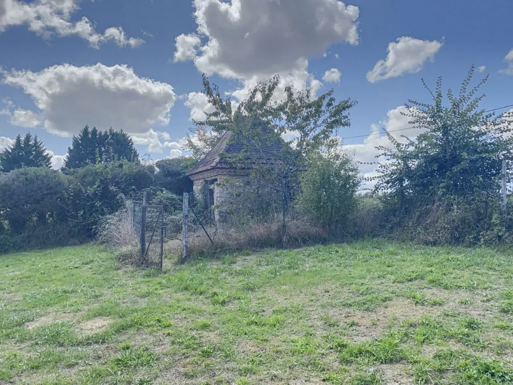 Belle maison en pierre avec grange et terrain arboré en Dordogne 