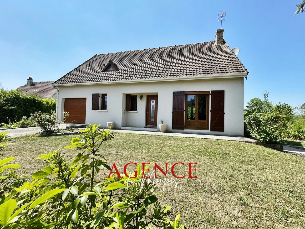Maison indépendante avec jardin à Bray-sur-Seine, 1987, 4 chambres, garage, secteur calme 