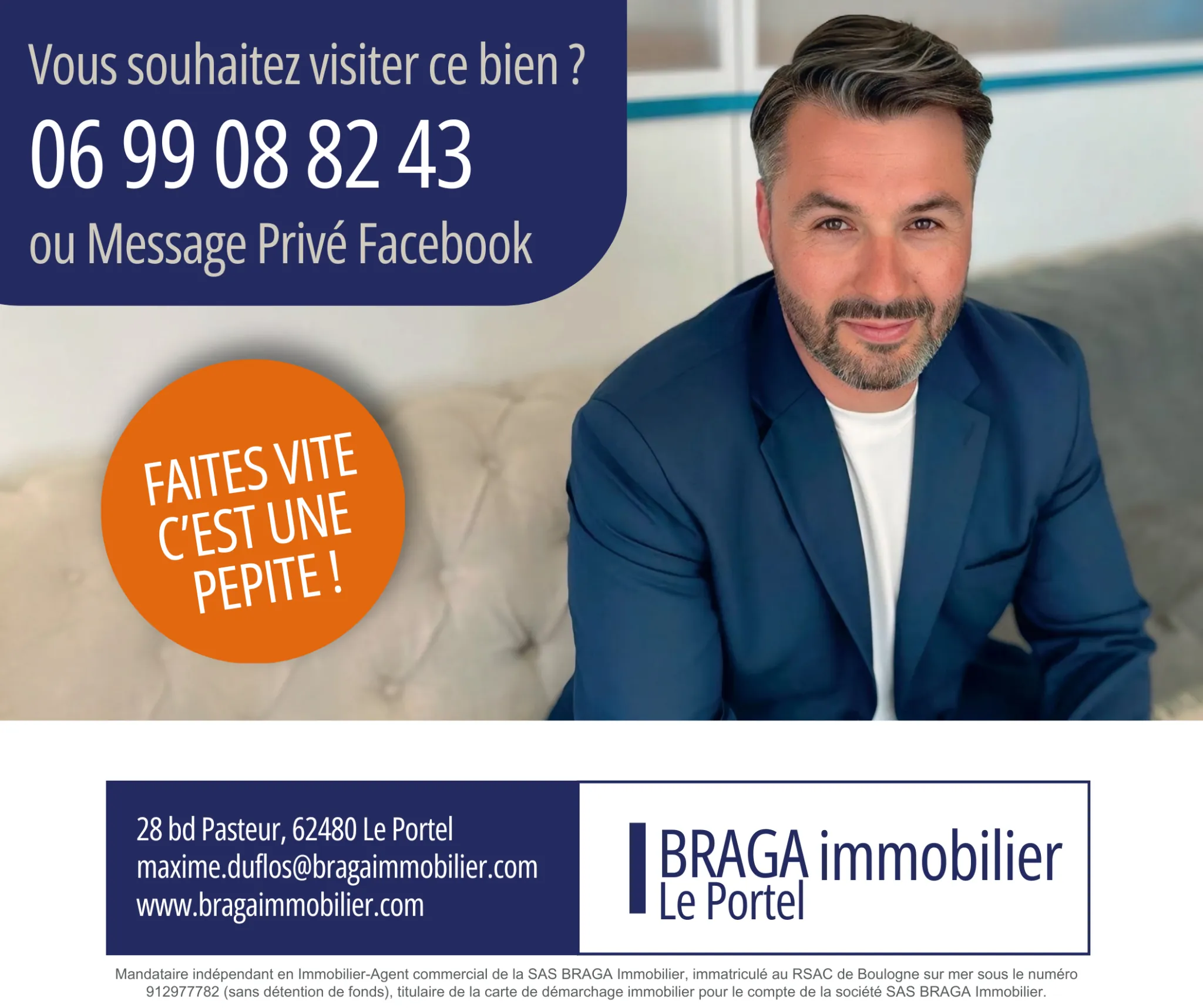 Maison de caractère rénovée face aux Remparts à Boulogne-sur-Mer – 75 m2 avec terrasse 