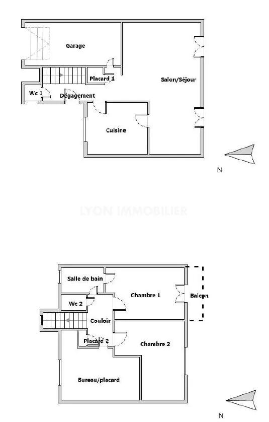 Villa à Feyzin de 91 m² avec terrain de 350 m² et garage, idéalement située 
