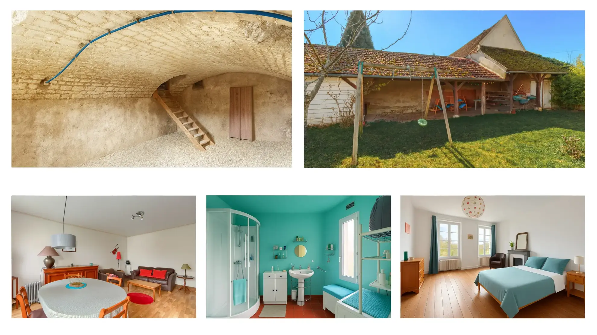 Charmante maison à rénover avec jardin proche de Joigny – 94m² habitables 