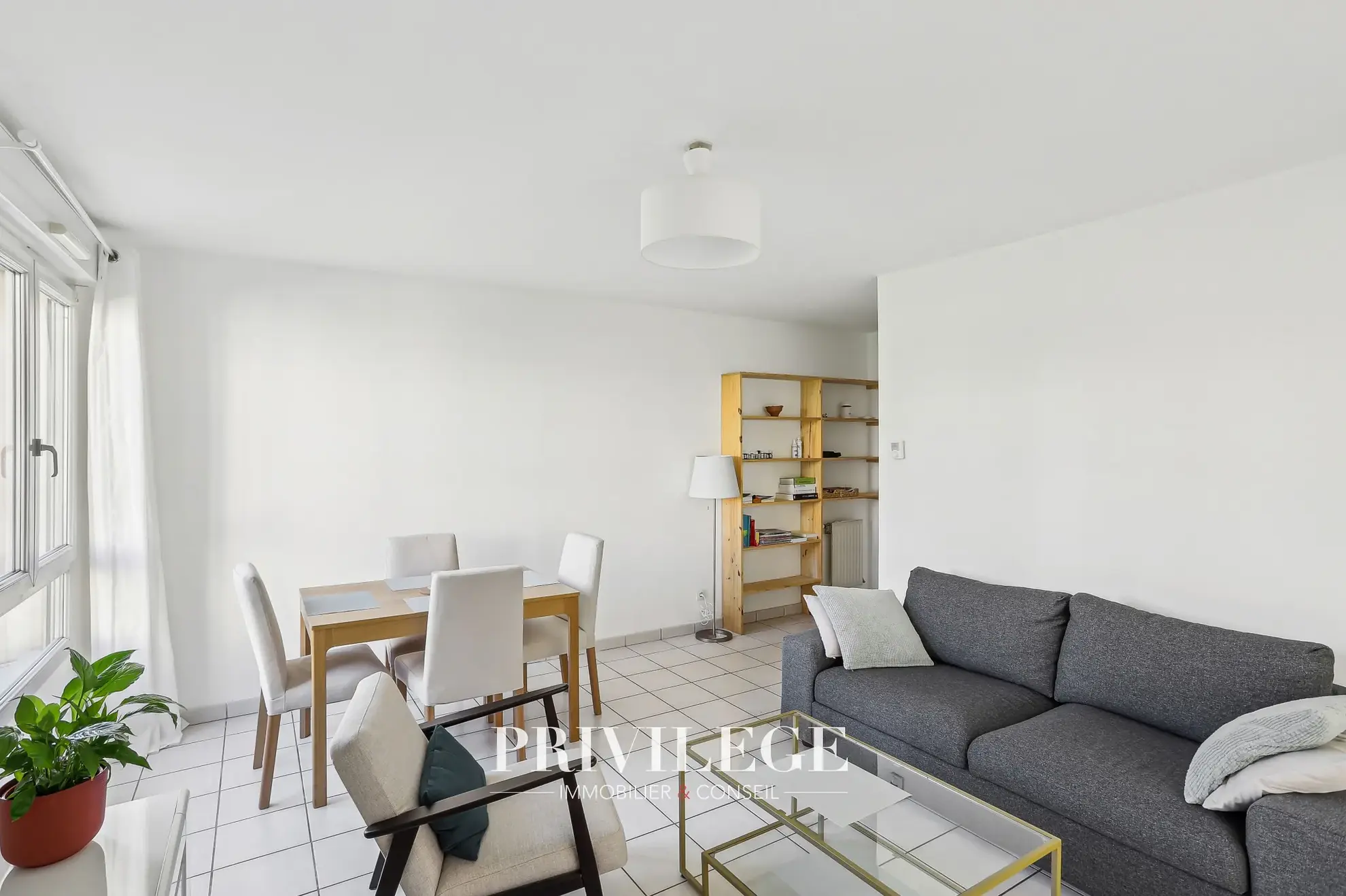 Vente appartement T3 lumineux de 61 m2 à Lyon près de la Part-Dieu 