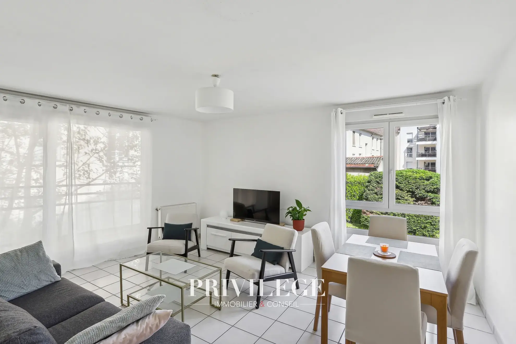 Vente appartement T3 lumineux de 61 m2 à Lyon près de la Part-Dieu