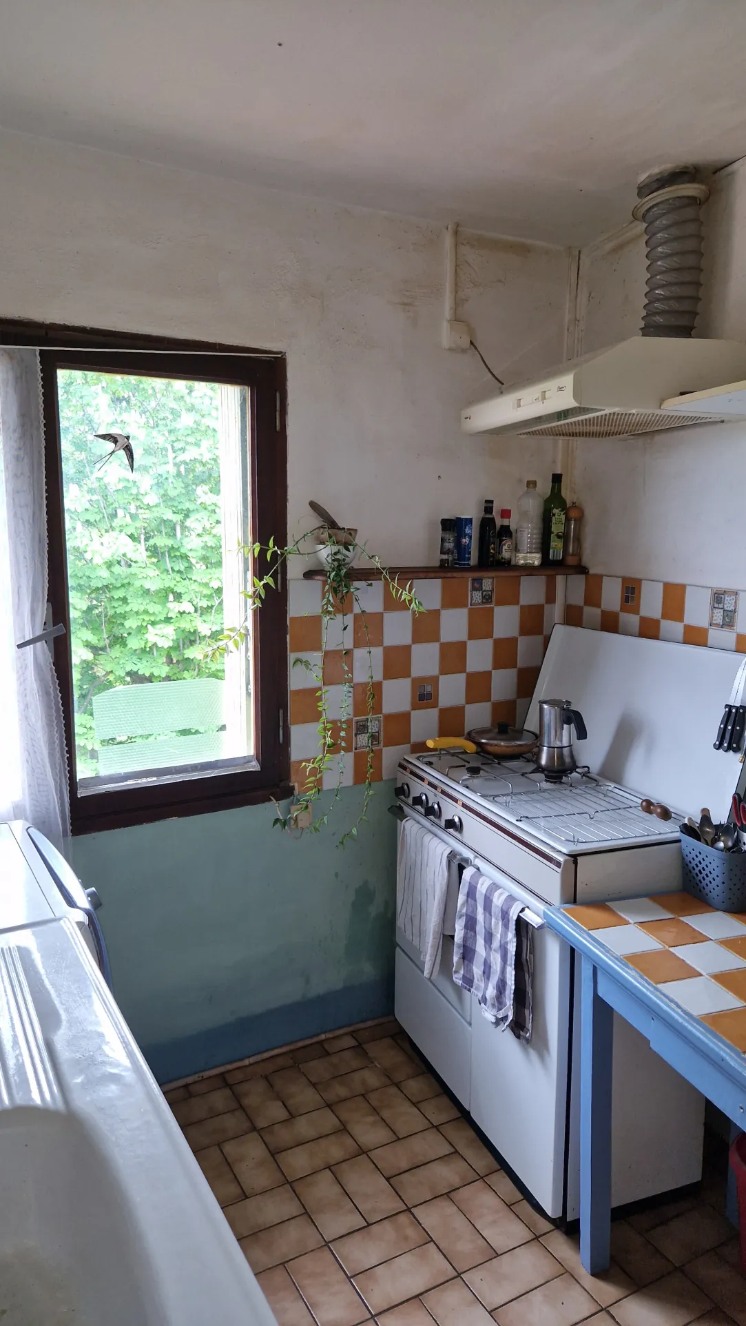 Maison de village à rénover de 107 m2 avec terrasse et cour proche de Lodève 