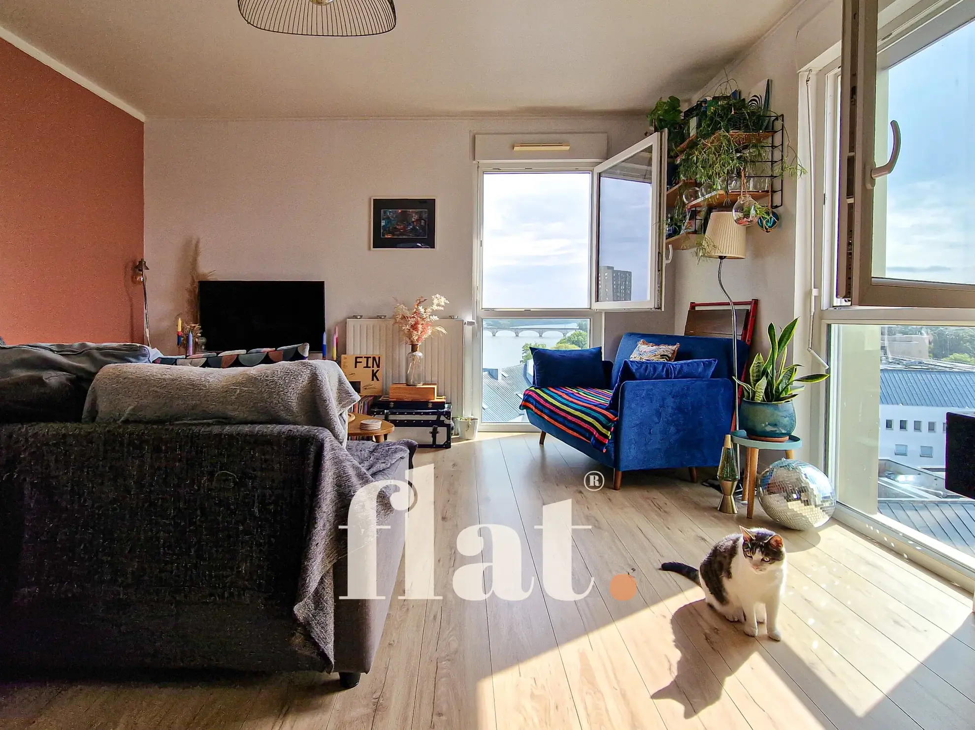 Appartement T3 avec vue sur la Loire à Nantes - Résidentiel, lumineux et bien situé 