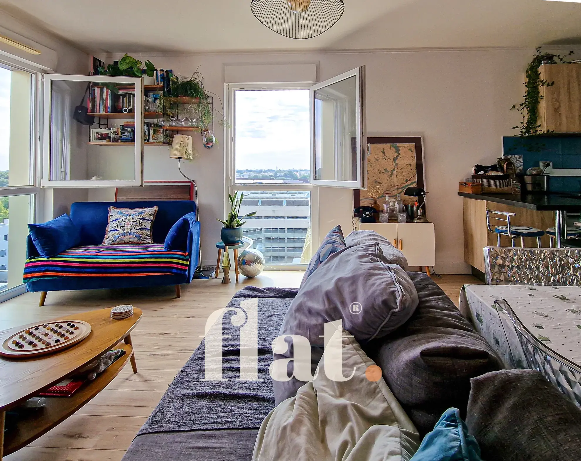 Appartement T3 avec vue sur la Loire à Nantes - Résidentiel, lumineux et bien situé 