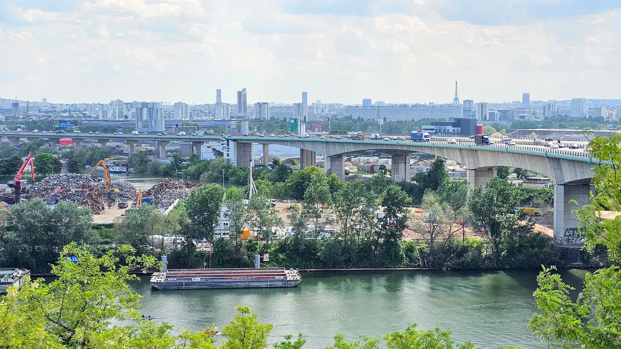 Appartement 3 pièces avec loggia et vue Tour Eiffel à Argenteuil 