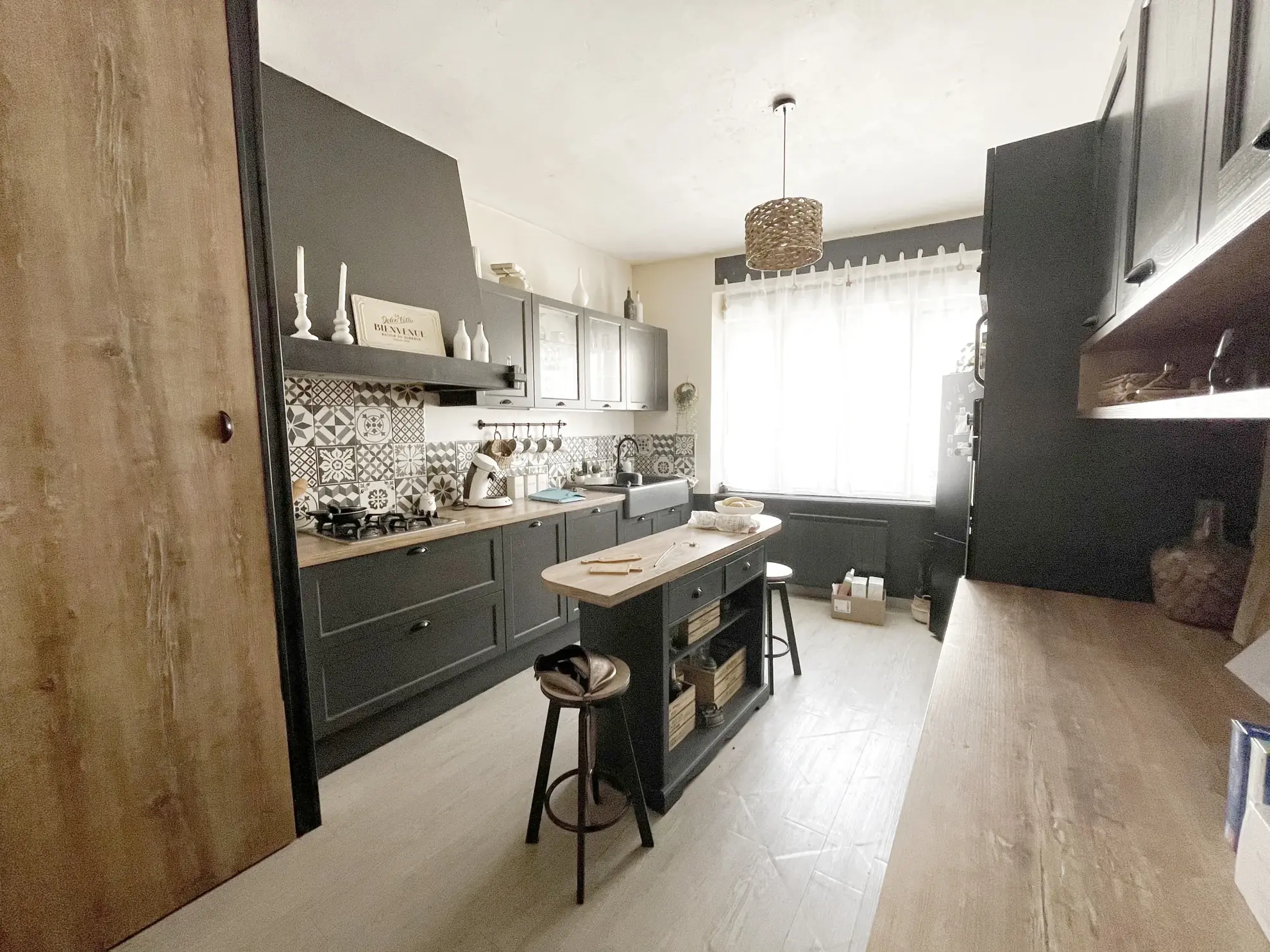 Maison de village 3 faces rénovée avec jardin à Puicheric proche Carcassonne 