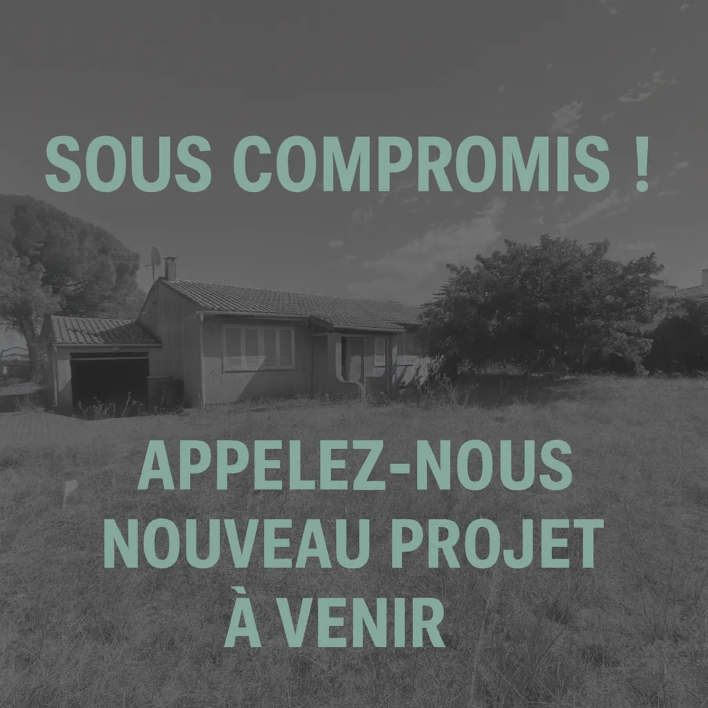 Maison à vendre à Canet de 92 m² avec potentiel de rénovation et terrain de 500 m²