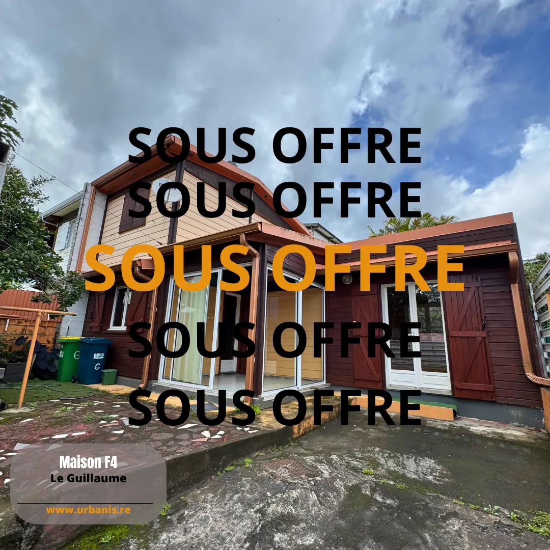Maison F4 à Saint Paul La Réunion—Secteur du Guillaume, idéal résidence ou investissement