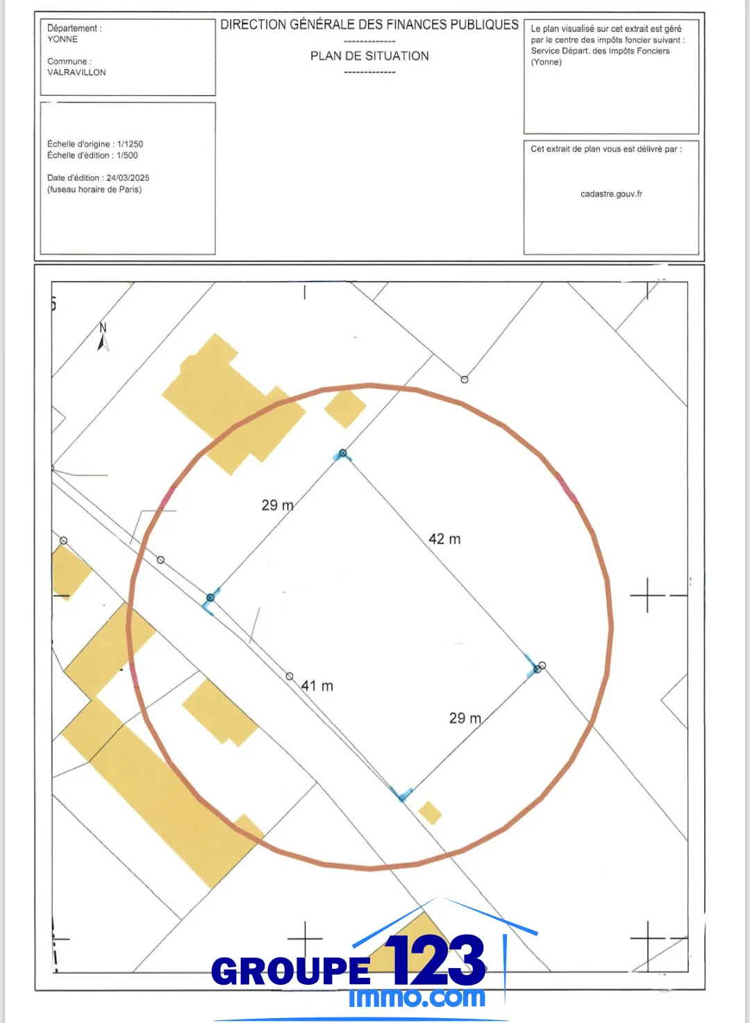 Terrain constructible de 1189 m² à Laduz – Emplacement idéal au cœur du village 