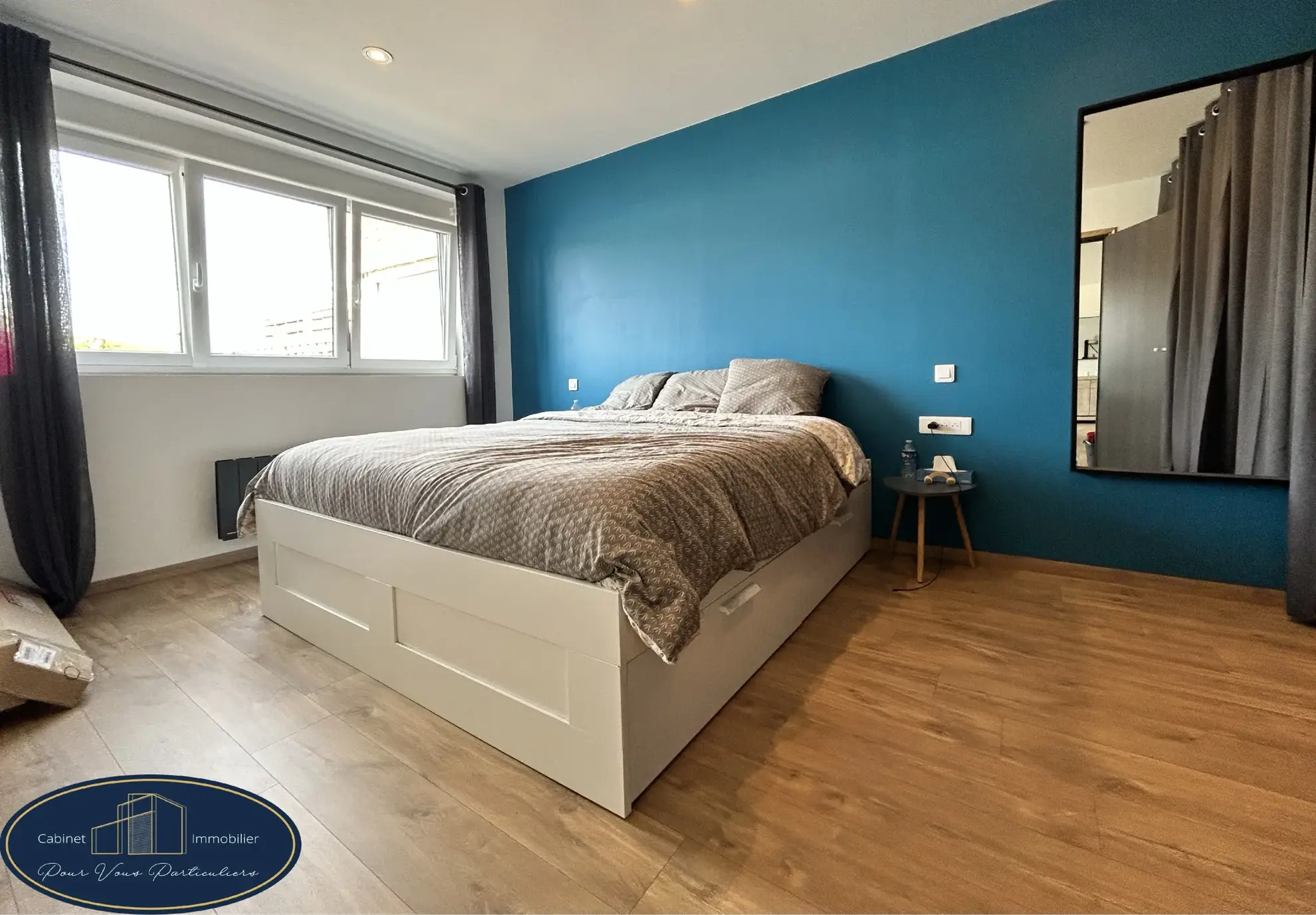 Maison semi-individuelle de plain-pied à Estrun, rénovation récente, 96 m² 