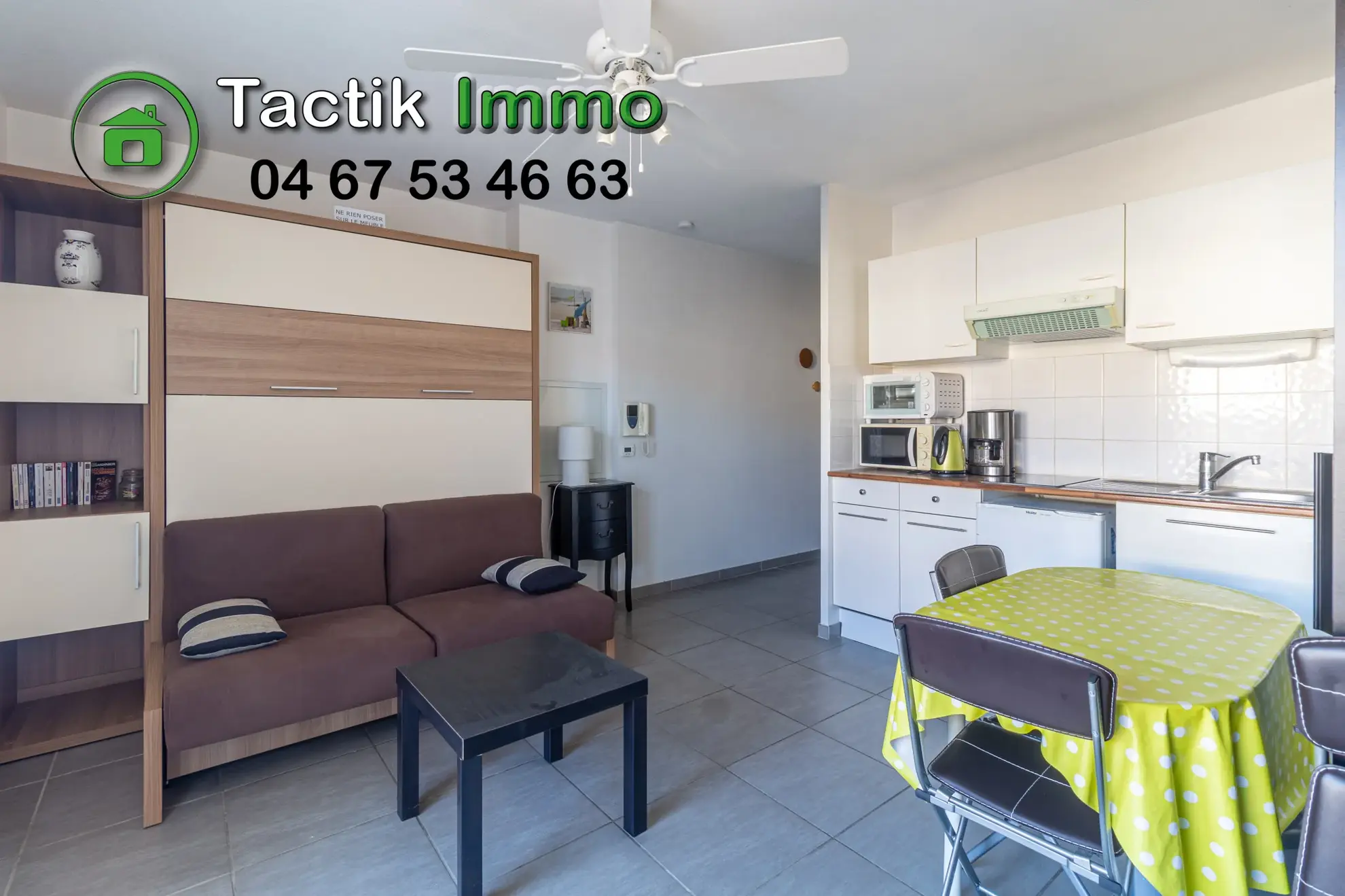 Studio à Balaruc-les-Bains avec terrasse, proche des thermes et commerces 