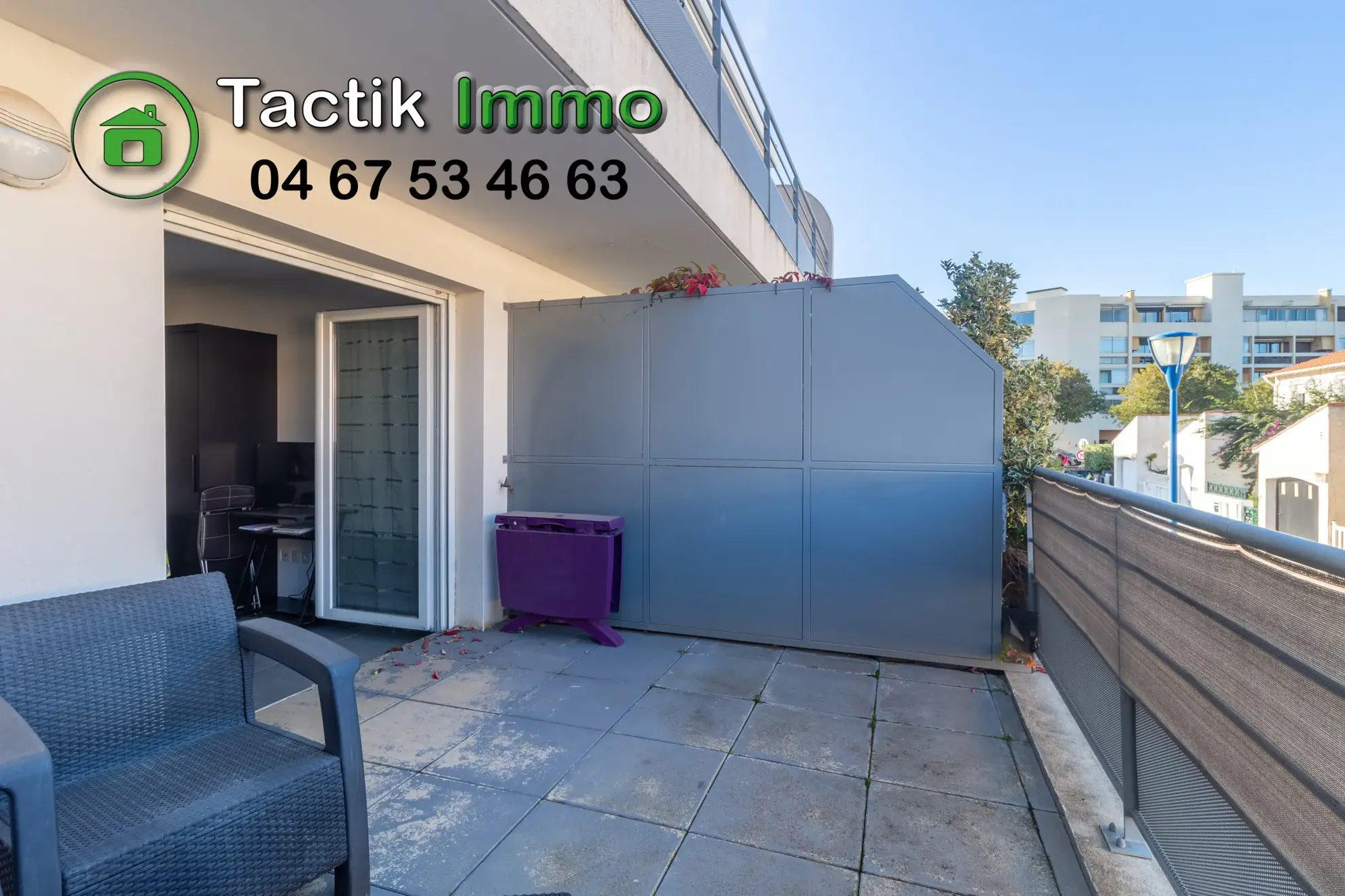 Studio à Balaruc-les-Bains avec terrasse, proche des thermes et commerces