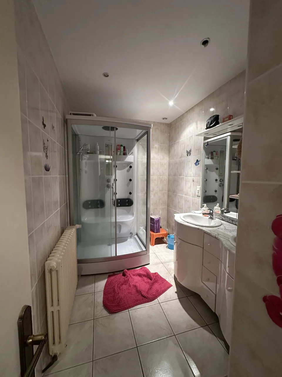 Ferme mitoyenne à Urbise avec 4 hectares, dépendances et vue dégagée 