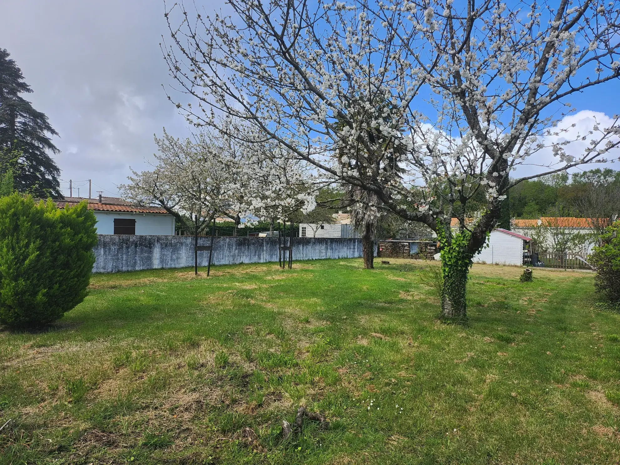 Terrain constructible viabilisé de 835 m² à Saint Palais sur Mer 