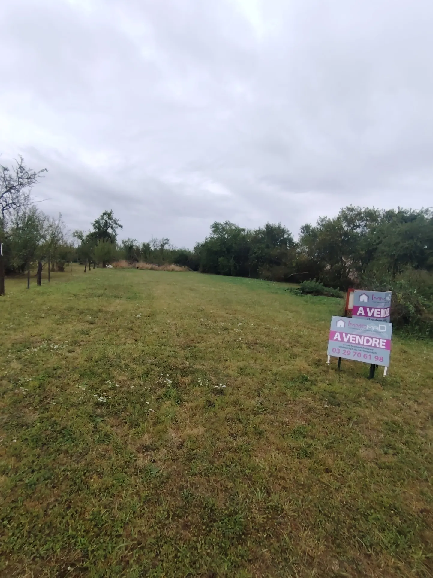 Terrain constructible de 1514 m² à Harville avec plusieurs possibilités de construction