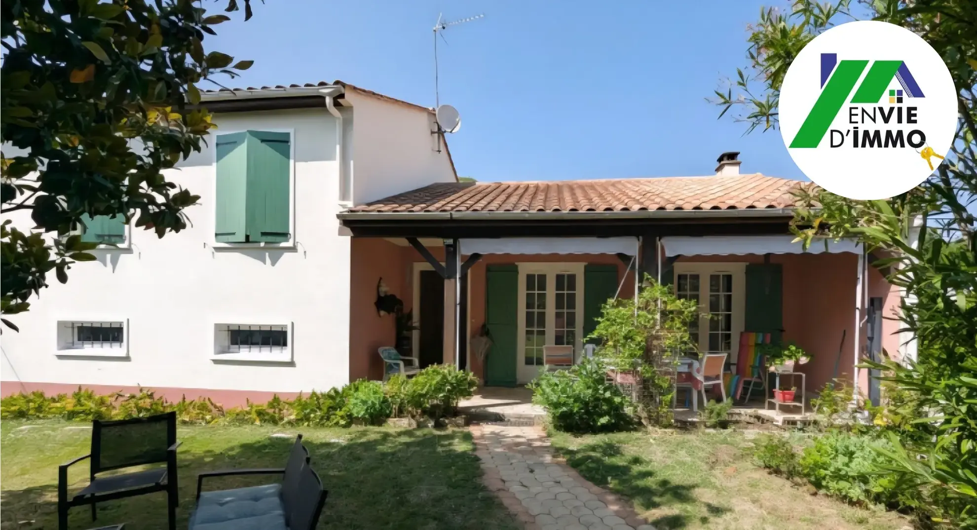 Maison à vendre à Magne avec 4 chambres, jardin clos et garage – Opportunité à saisir