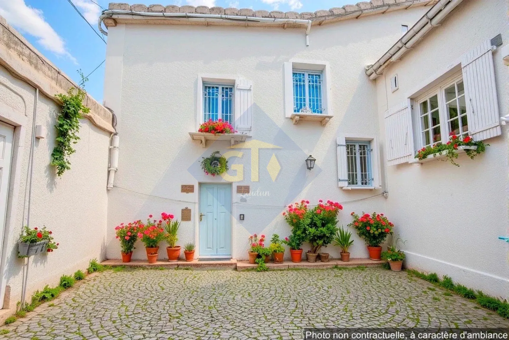 Maison de village avec cour et cave à Saint-Geniès-de-Comolas - Fort potentiel de rénovation