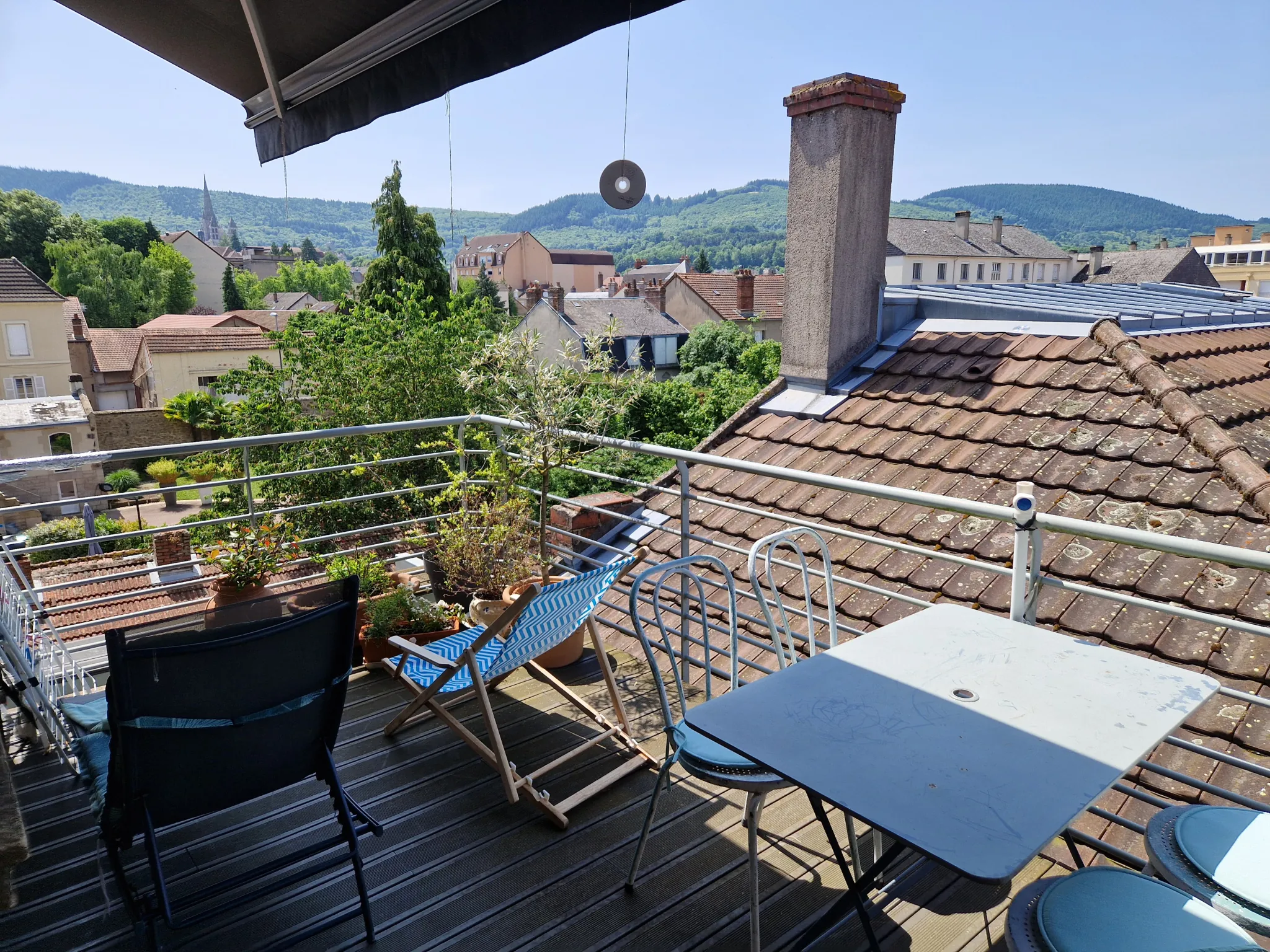 Appartement de charme de 122 m² avec terrasse et garage à Autun 