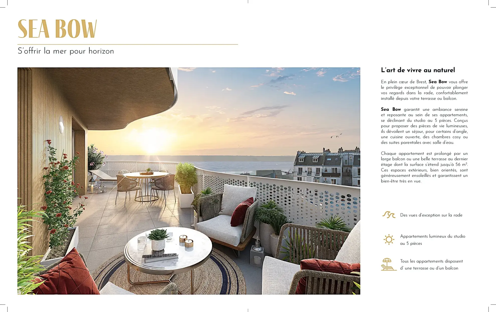 Appartement neuf avec terrasse à Brest – Investissez ou vivez en centre-ville 