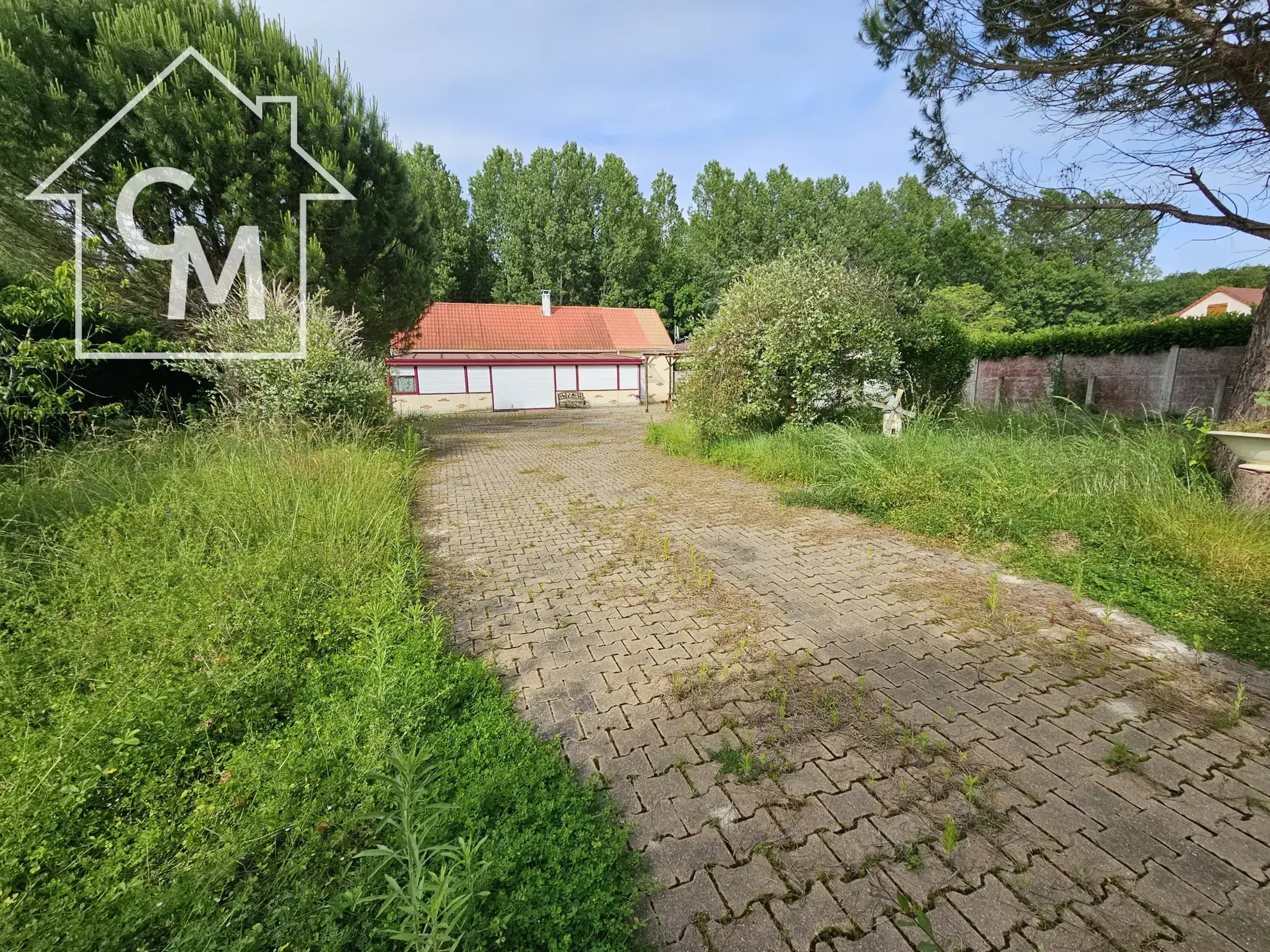 Maison de plain-pied avec dépendances et grand terrain à Le Péchereau 