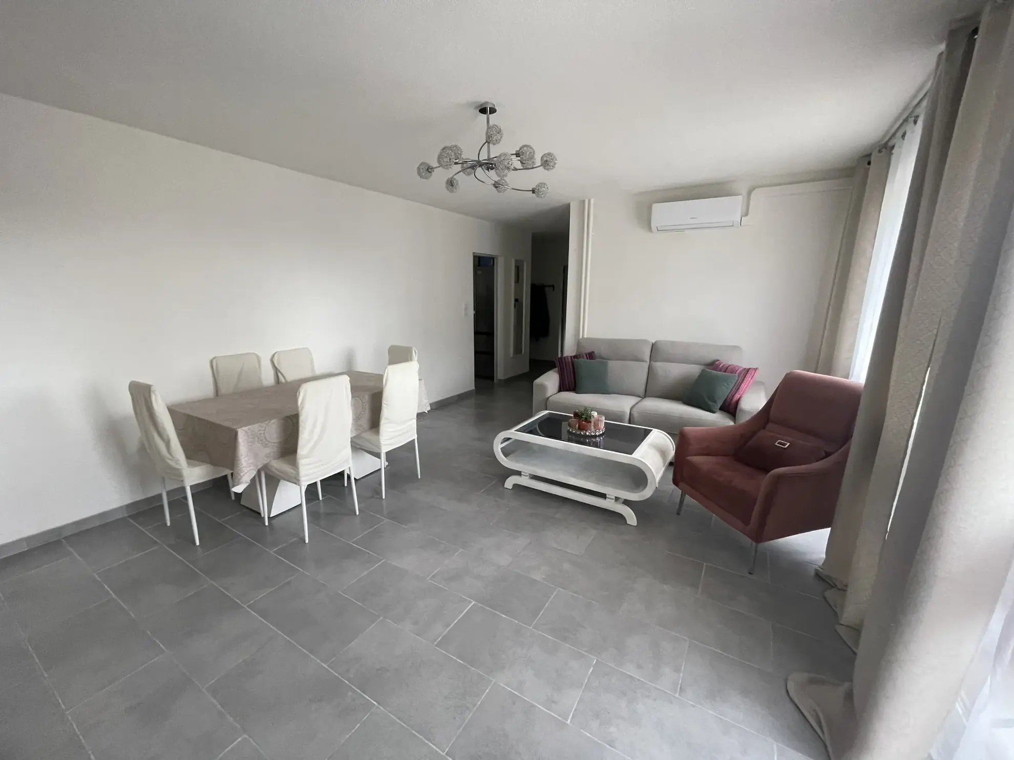 Appartement T3 lumineux de 70m² à Marseille, proche commodités 