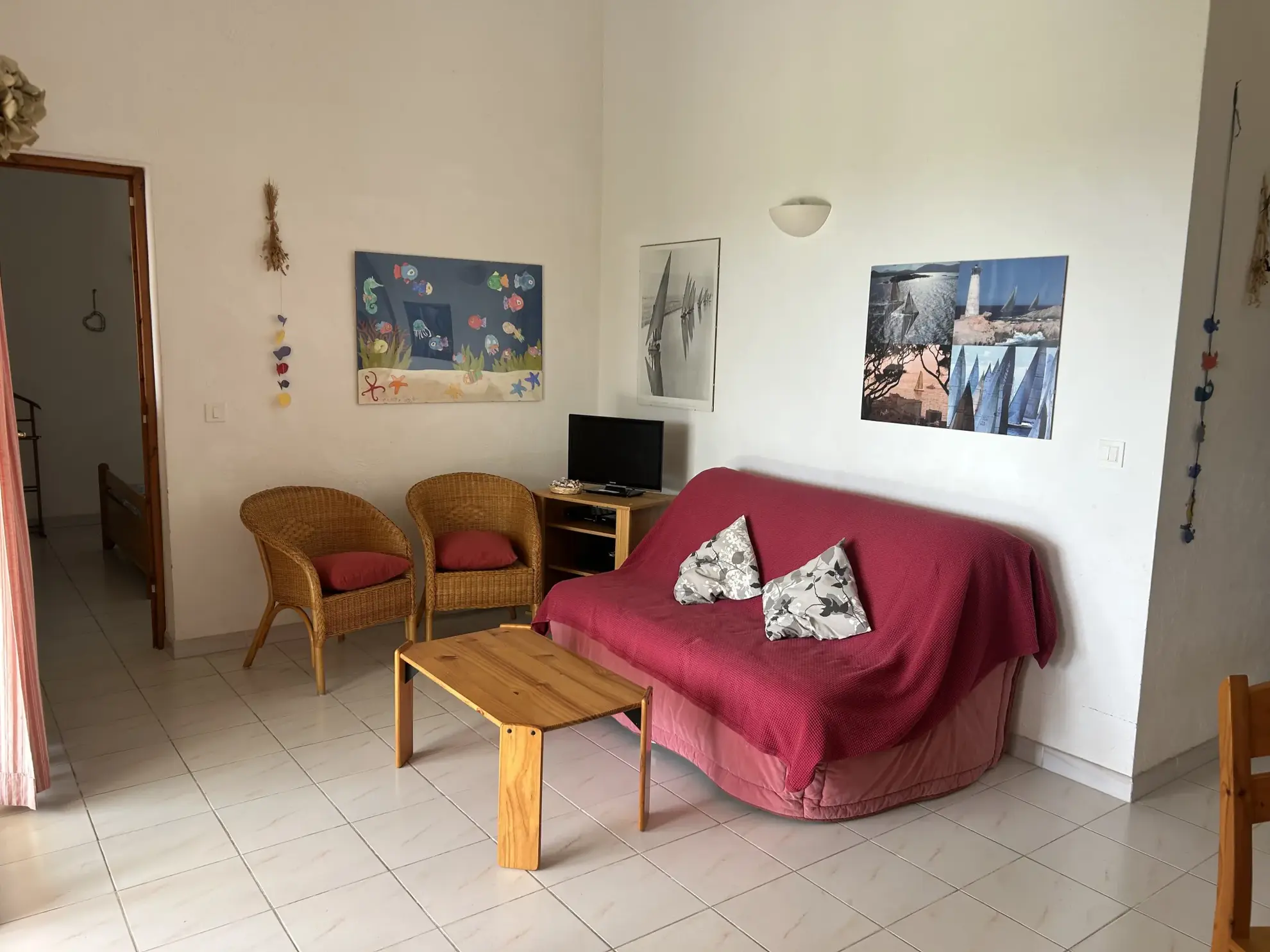 Belle maison de 50 m2 avec terrasse vue mer à Favone 