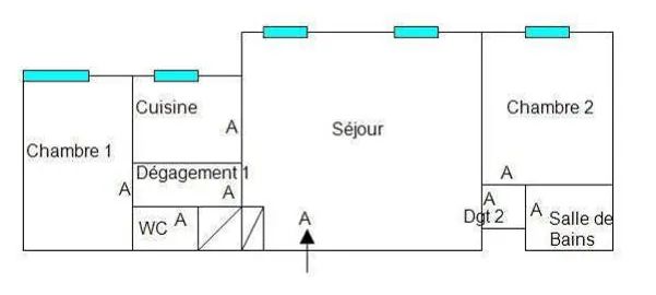 Appartement T3 rénové au centre-ville de Lamalou-les-Bains – Investissement locatif intéressant 