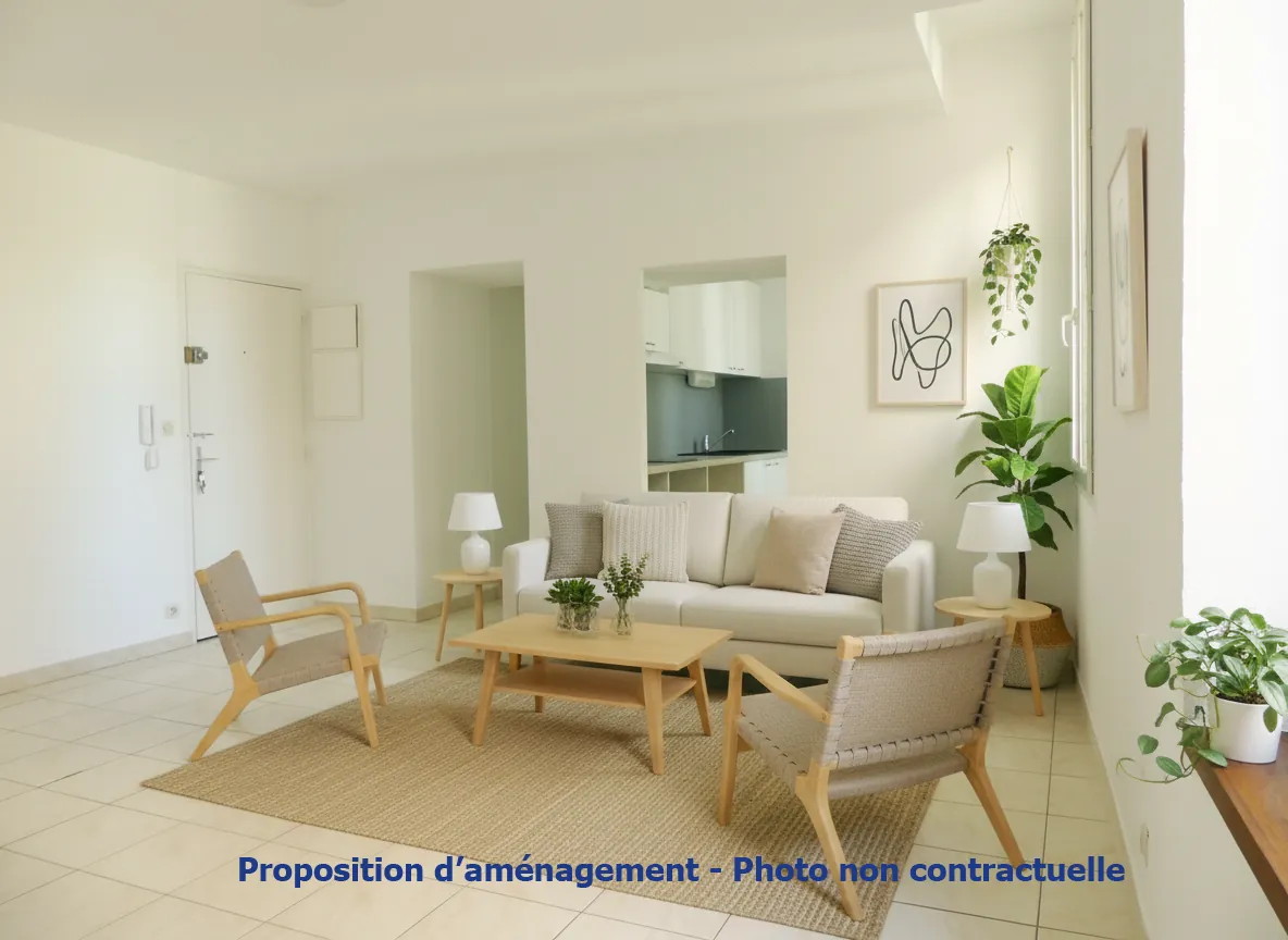 Appartement T3 rénové au centre-ville de Lamalou-les-Bains – Investissement locatif intéressant 